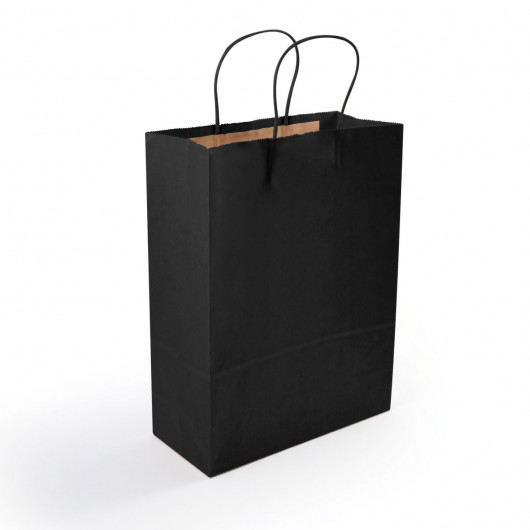 Black Express Medium Paper Bags